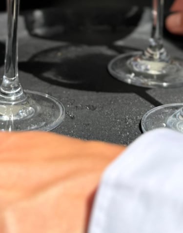 Passion fruit Martini; Cucumber Margarita; Aproned Mixologist 