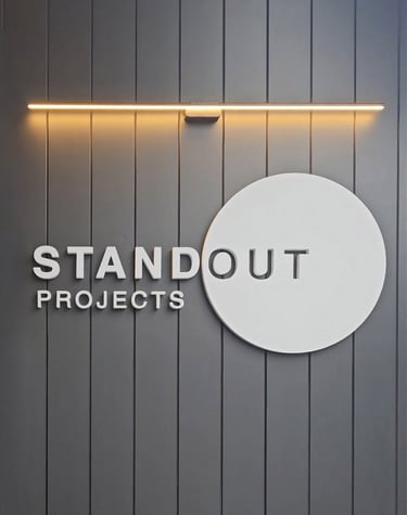 3D office sign