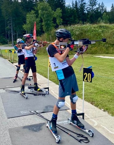 cours de ski roue et de biathlon activités vacances vercors autrans