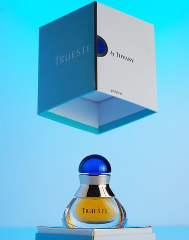 portfolio épurée et luxueux avec des photographies de parfums, bouteille de vin et cosmétique