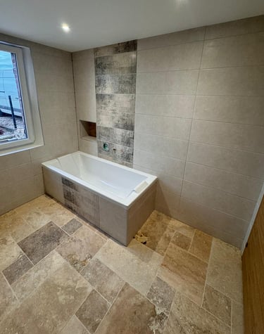 salle de bain baignoire normandie