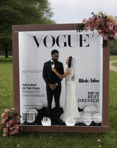Magazine Photo Booth Rental in Bakersfield