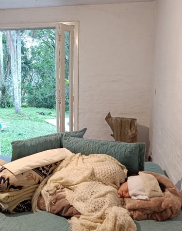 Práticas restaurativas, descanso profundo.