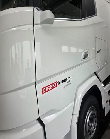 Der neue DAF XG+ der Direkt Transport GmbH in Weiss, Containertransport