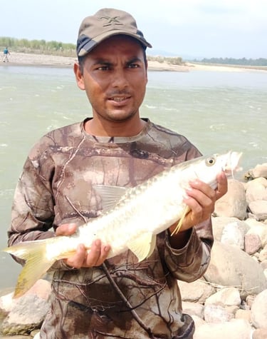 responsible fishing in Bardia National Park
