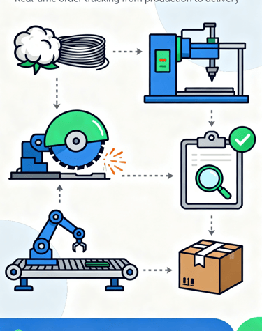 a poster with a picture of a robot and a box of food