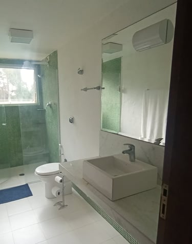 A arquitetura garante integração com a natureza em todos os ambientes