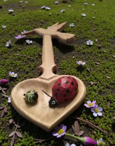 Rick Krusinski hand carved spoon 