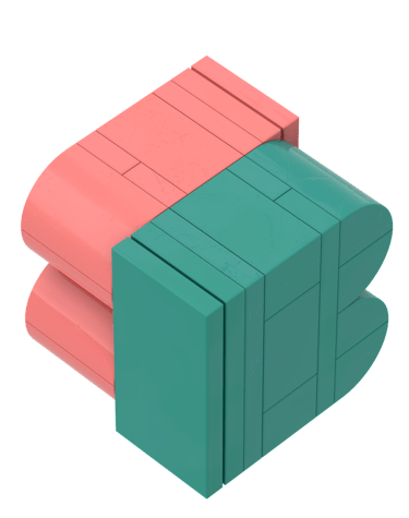 Lego Brandbrick logo render