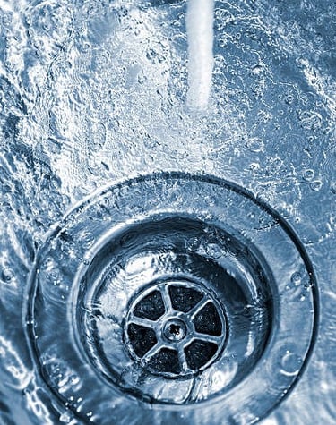 drain that has been cleared of clog