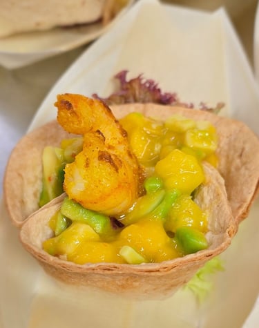 Mango-Avocado-Salat mit Garnele