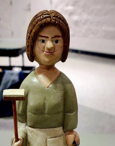 Carved by Ron Gonyea 