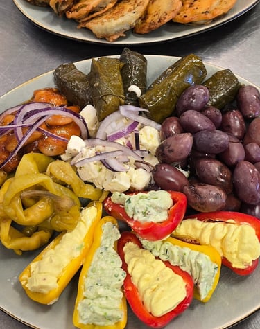 Griechische Vorspeisenplatte