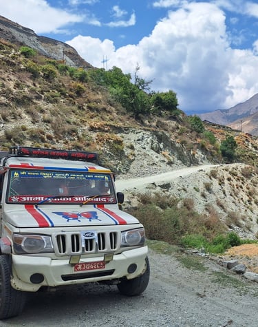 Départ du trek Phoksundo