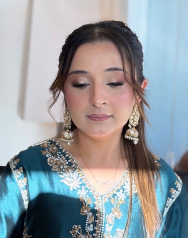 Evening event glam makeup by Maria Padela Beauty