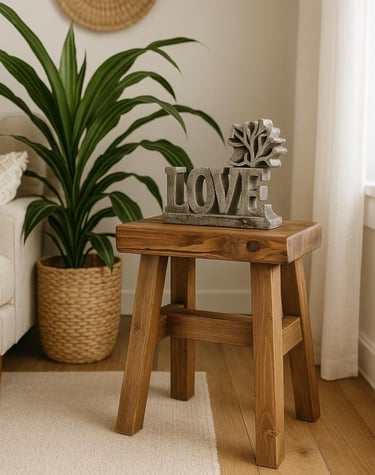 Wooden Milking Stool