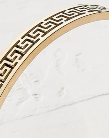 Brazalete de oro laminado