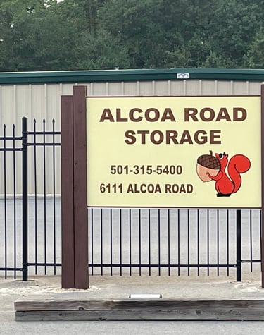 Signage @ Alcoa Road Storage