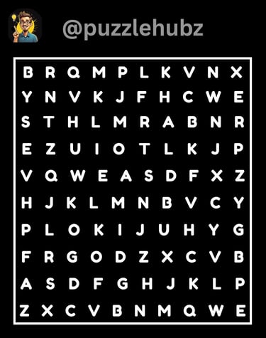 Hidden animals word search puzzle image showing a jumbled letter matrix grid containing the words CA