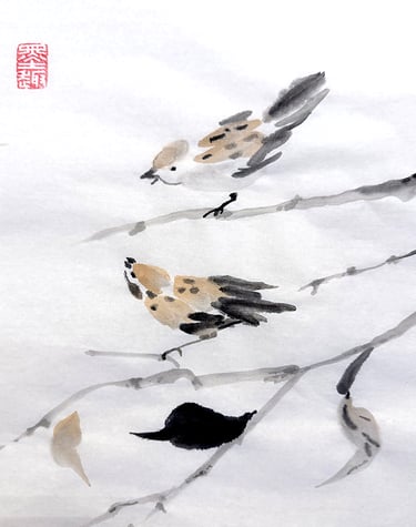 peinture chinoise Lyon - Atelier Yuan