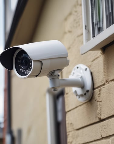 A customer happily unboxing a futuristic gadget with excitement in a bright room.