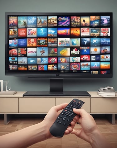 Close-up of a sleek smartphone with a glowing screen on a wooden table.