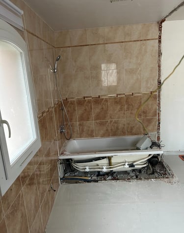 rénovation salle de bains avant