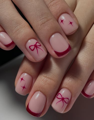 Kalėdinis manikiūras