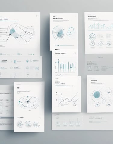 Close-up of a user interacting with a strategic planning interface on a tablet.
