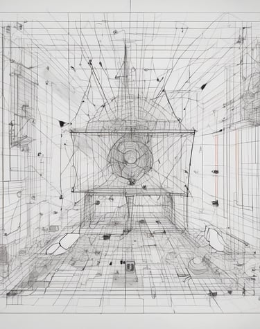 Abstract tech visualization representing accelerated business operations.