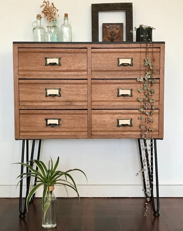 AFTER: Modern Upcycled Filing Drawer Cabinet