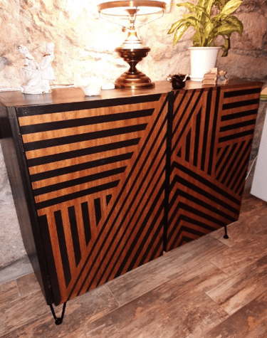 AFTER: Modern Upcycled Retro Sideboard