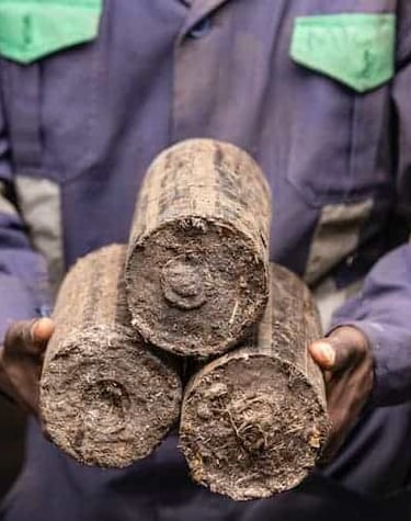 Vuma Biofuel: A kenyan-based ecofriendly briquette for fuel.