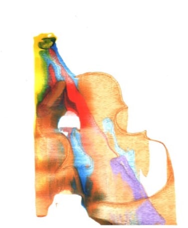 a violin player's violin and violin