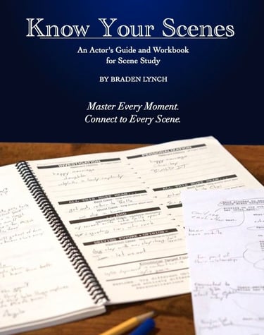 scene study scene analysis breakdown workbook
