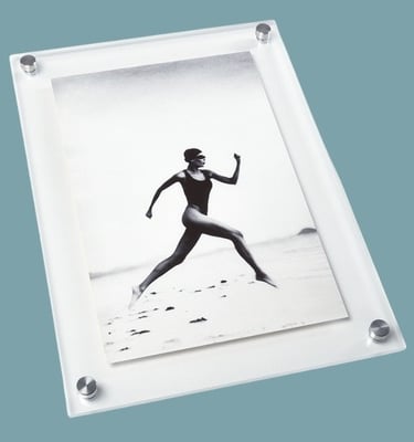 Acrylic Wall Frame with a image of a girl running
