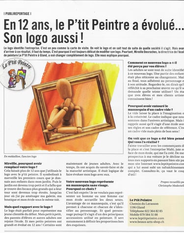 Gland Cité 2014, Le p'tit peintre change son Logo