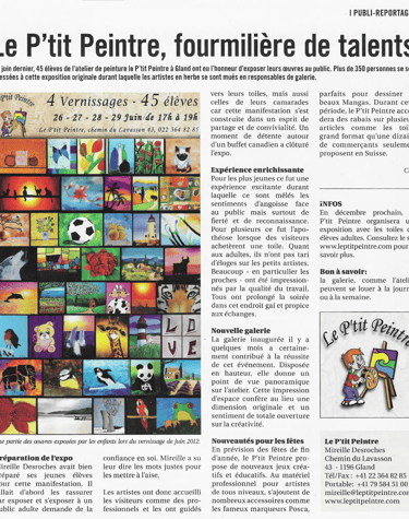 le P'tit Peintre, une fourmilière de talents