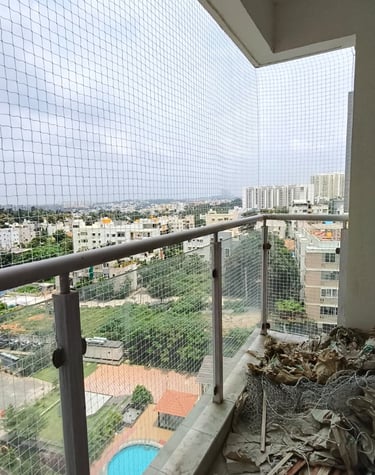 Balcony safety nets in sadashivanagar