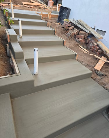 Cement Stairs
