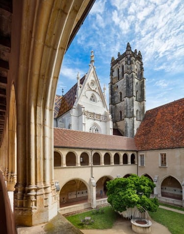 Cloître du monatère de Brou