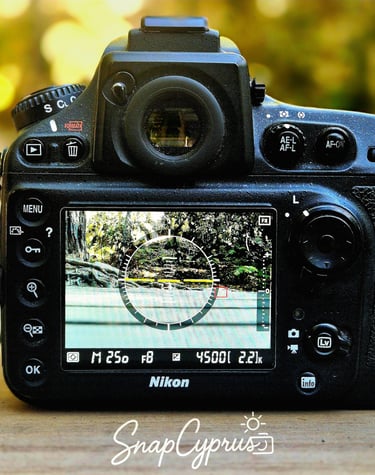 a camera taking a photo