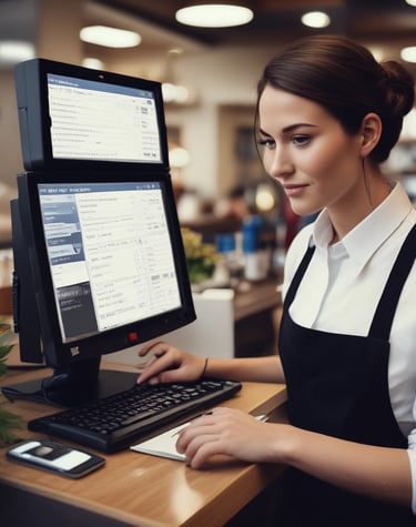 Screenshot of Facttron module interface displaying electronic invoicing options.