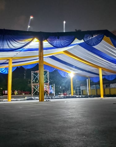 Sewa Tenda Plafon Dekor Serut
