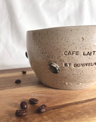 un bol pour les amoureux du café au lait