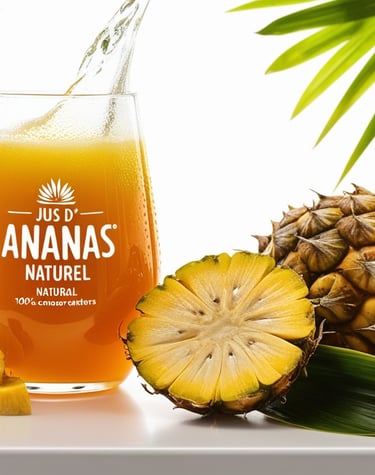 Jus d'ananas bio à N’Zérékoré par NIMBA AGRO BUSINESS.