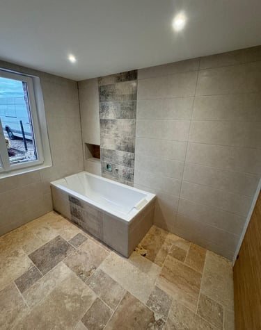 salle de bain baignoire normandie