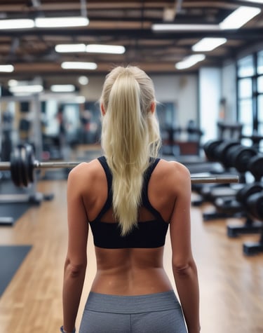 A serene image of a woman meditating outdoors.