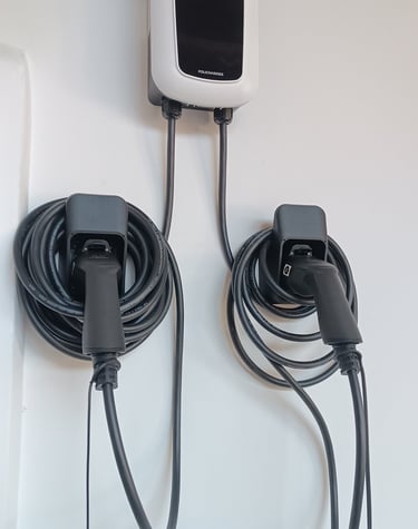 Cargador de pared con doble maguera Policharger on