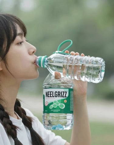 green glass bottle beside drinking glass